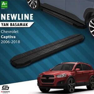 Chevrolet Captiva NewLine Siyah Yan Basamak 183 cm 2006-2018 - S-Dizayn
