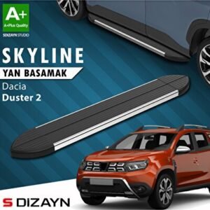 Dacia Duster 2 Skyline Krom Yan Basamak 183 cm 2018-2023 - S-Dizayn