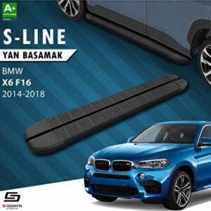 BMW X6 F16 S-Line Siyah Yan Basamak 193 cm 2014-2018 - S-Dizayn