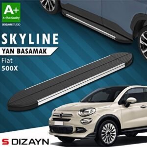 Fiat 500X Skyline Krom Yan Basamak 173 cm 2014 ve Üzeri - S-Dizayn