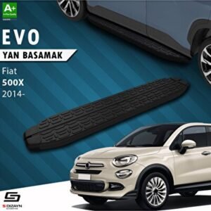 Fiat 500X Evo Siyah Yan Basamak 173 cm 2014 ve Üzeri - S-Dizayn