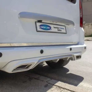 Citroën Berlingo Krom Bagaj Alt Çıta 2008-2018 Arası - OMSA (EKT-014748)