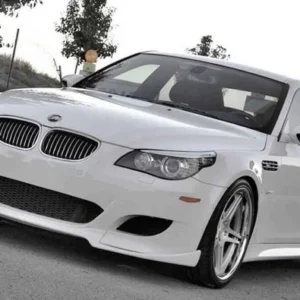 BMW E60 5 Serisi Ön Lip Flaplı Piano Black 2003-2010 Arası - OMSA (EKT-013643)